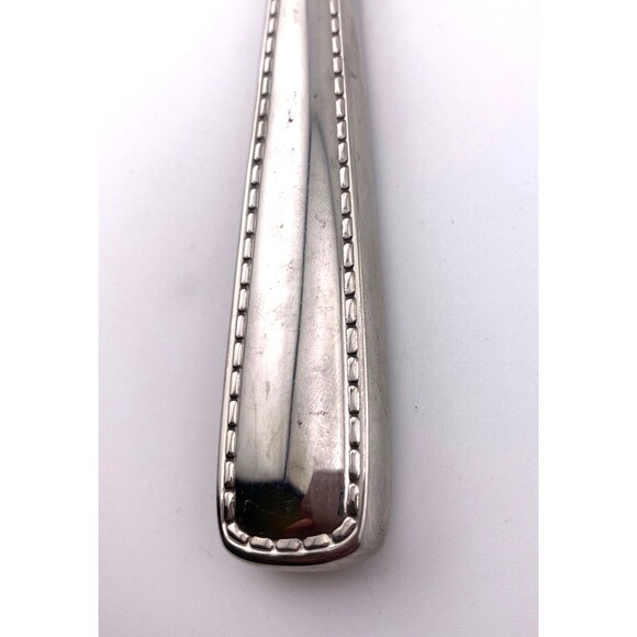 Vtg Ralph Lauren SINCLAIR 1999 Stitched Edge Silverware Flatware Butter Knife - Picture 3 of 4